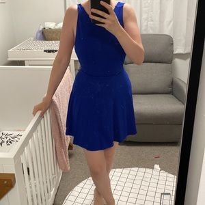 Royal blue dress